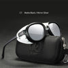 Luxury Steampunk Pilot Sunglasses Men and Women Soft Leather Shield Glasses UV400 Protection ALI061004