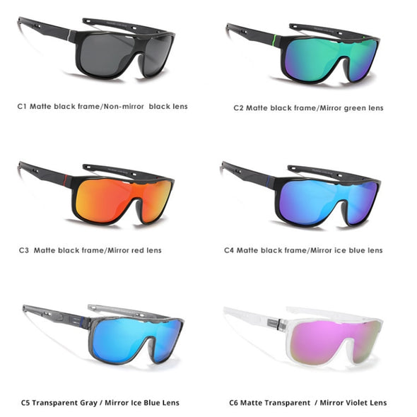 Oversized Polarized Sunglasses Men Women Fashion Sport Style Sun Glasses Driving Fishing Goggles Super Light Frame