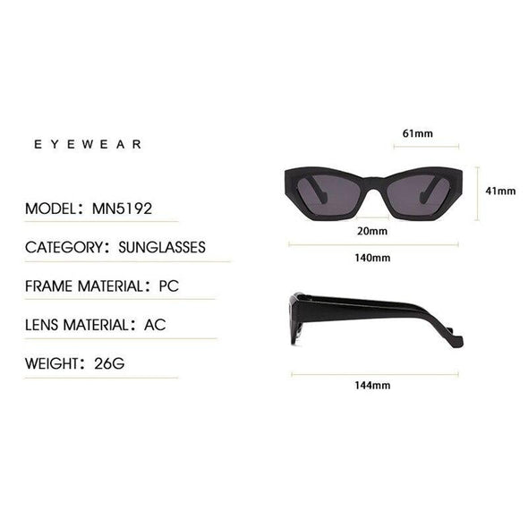 Cateye Women Sunglasses Luxury Brand Glasses Women/Men Brand Designer Eyeglasses For Women/Men Small Frame Okulary