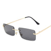 Rimless Retro Sunglasses Women Luxury Eyeglasses For Women/Men Vintage Glasses Women Mirror Oculos De Sol Feminino