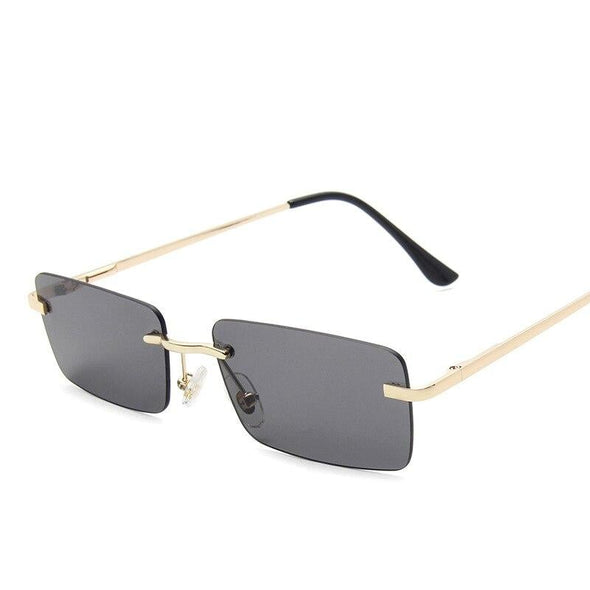 Rimless Retro Sunglasses Women Luxury Eyeglasses For Women/Men Vintage Glasses Women Mirror Oculos De Sol Feminino