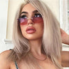 Rimless Retro Sunglasses Women Luxury Eyeglasses For Women/Men Vintage Glasses Women Mirror Oculos De Sol Feminino