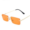 Rimless Retro Sunglasses Women Luxury Eyeglasses For Women/Men Vintage Glasses Women Mirror Oculos De Sol Feminino