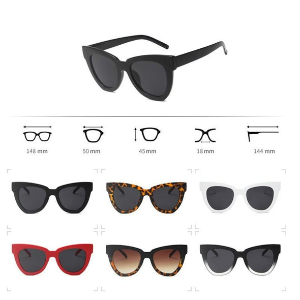 Vintage Cateye Sunglasses Women  Retro Sun Glasses Women/Men Brand Designer Eyeglasses Women Oculos De Sol Gafas