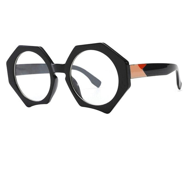 Luxury Brand Glasses Woman Fashion Oversized Sexy Ladies Leopard Cat Eye Glasses Frames For Women Eyewear Sunglases