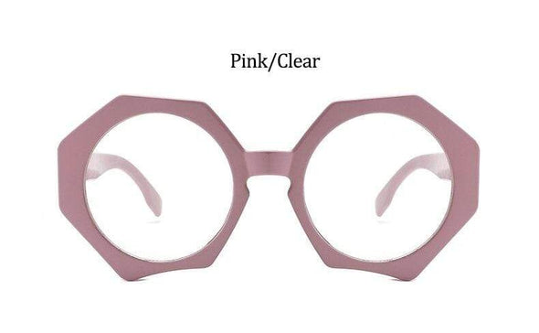 Luxury Brand Glasses Woman Fashion Oversized Sexy Ladies Leopard Cat Eye Glasses Frames For Women Eyewear Sunglases