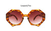 Luxury Brand Glasses Woman Fashion Oversized Sexy Ladies Leopard Cat Eye Glasses Frames For Women Eyewear Sunglases