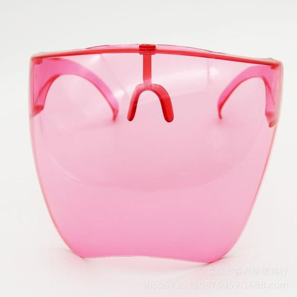 Faceshield Protective Glasses Goggles Red