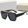 New Fashion Oversized Sunglasses Luxury Brand Women Men Modern Square Glasses Unisex Black Man Sunshade UV400