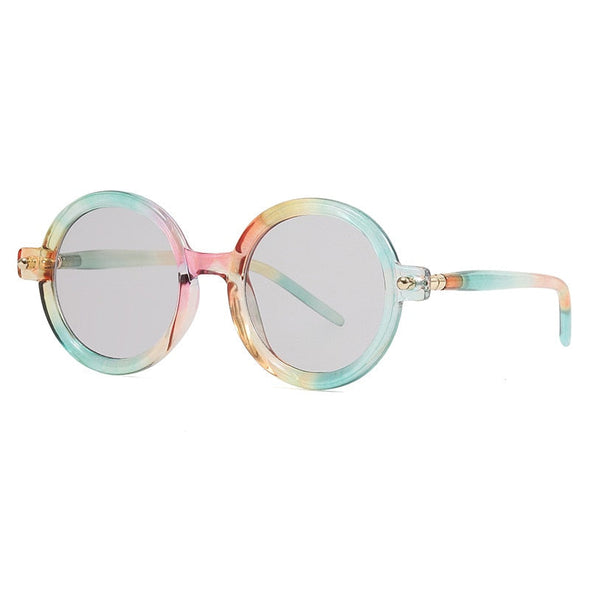 Fashion Retro Oversized Round Sunglasses For Women Men Brand Quality Seven Frame Vintage Designer Sun Glasses Trending Shade
