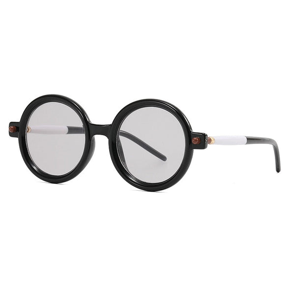 Fashion Retro Oversized Round Sunglasses For Women Men Brand Quality Seven Frame Vintage Designer Sun Glasses Trending Shade