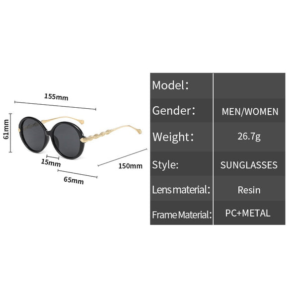 New Vintage Round Frame Sunglasses Gradient Colorful Trendy Fashion Women Female Eyewear Luxury Brand Designer Shades for Ladies