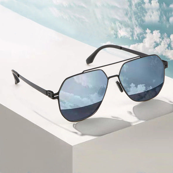 Nylon Polarized Sunglasses spuer light aviator sunglasses Colorful RETRO 100% -Proof Fashionable Black Sun Lenses unisex