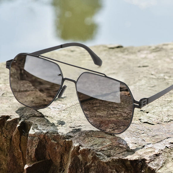 Nylon Polarized Sunglasses spuer light aviator sunglasses Colorful RETRO 100% -Proof Fashionable Black Sun Lenses unisex