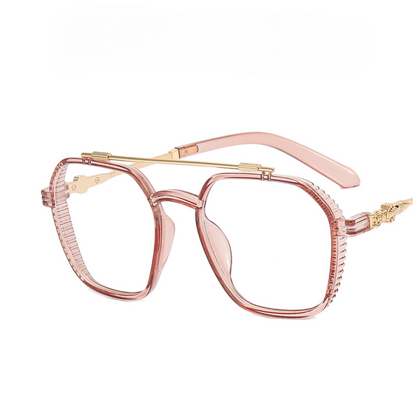 Double Beam Square Myopia Glasses  Men Women Retro  Anti Blue Ligh Nearsighted Prescription  Computer Eyeglasses