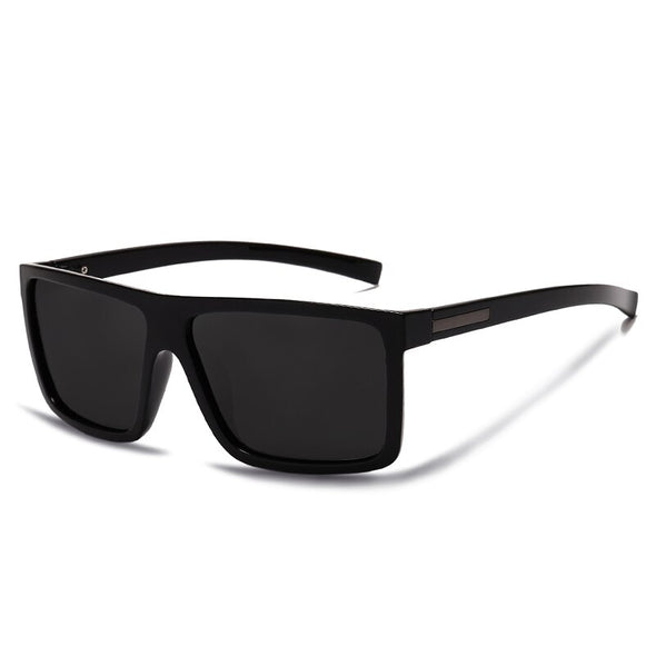Men Sunglasses Polarized Flat Top Sunglasses 2019 Brand Designer Driving Sun glasses Male High Quality Rectangle Style ali060904