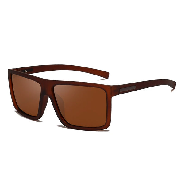 Men Sunglasses Polarized Flat Top Sunglasses 2019 Brand Designer Driving Sun glasses Male High Quality Rectangle Style ali060904