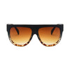 Oversized Frame Black Shades Square Sunglasses Women Oval Brand Designer Vintage Fashion Sun Glasses Female Oculos De Sol