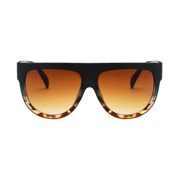 Oversized Frame Black Shades Square Sunglasses Women Oval Brand Designer Vintage Fashion Sun Glasses Female Oculos De Sol