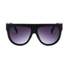 Oversized Frame Black Shades Square Sunglasses Women Oval Brand Designer Vintage Fashion Sun Glasses Female Oculos De Sol