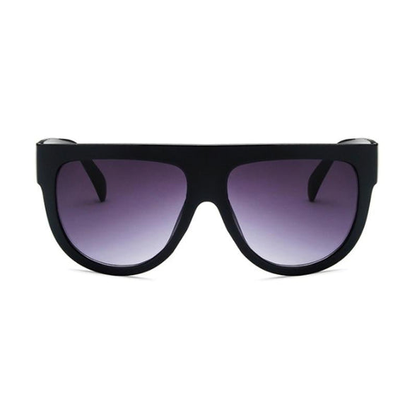Oversized Frame Black Shades Square Sunglasses Women Oval Brand Designer Vintage Fashion Sun Glasses Female Oculos De Sol
