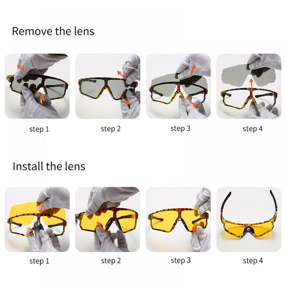 Oversized Polarized Sports Glasses Sport Sunglasses Men Women MTB Glasses Fishing Eyewear Driving Eyeglasses Oculos De Sol UV400