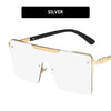 Oversized Square Sunglasses Women Sexy Retro Vintage Sun Glasses Luxury Brand Designer Eyeglasses Eyewear Female Oculos