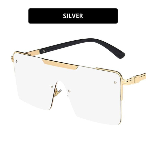 Oversized Square Sunglasses Women Sexy Retro Vintage Sun Glasses Luxury Brand Designer Eyeglasses Eyewear Female Oculos