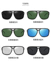 Polarized Driver Goggles Brand Design Fishing Gradient Sunglasses Camping Glasses Vintage Fashion Men Cool Square Style Oculos