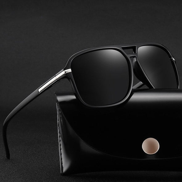 Polarized Driver Goggles Brand Design Fishing Gradient Sunglasses Camping Glasses Vintage Fashion Men Cool Square Style Oculos