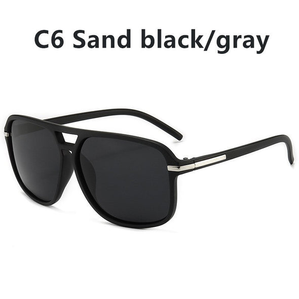 Polarized Driver Goggles Brand Design Fishing Gradient Sunglasses Camping Glasses Vintage Fashion Men Cool Square Style Oculos