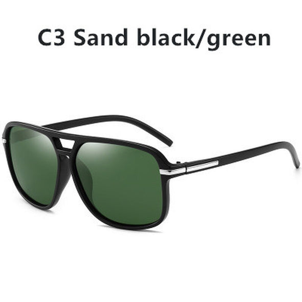 Polarized Driver Goggles Brand Design Fishing Gradient Sunglasses Camping Glasses Vintage Fashion Men Cool Square Style Oculos
