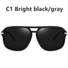 Polarized Driver Goggles Brand Design Fishing Gradient Sunglasses Camping Glasses Vintage Fashion Men Cool Square Style Oculos