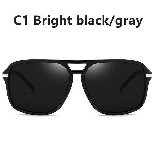 Polarized Driver Goggles Brand Design Fishing Gradient Sunglasses Camping Glasses Vintage Fashion Men Cool Square Style Oculos
