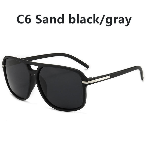 Polarized Driver Goggles Brand Design Fishing Gradient Sunglasses Camping Glasses Vintage Fashion Men Cool Square Style Oculos