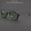 Steampunk Sunglasses Fashion Men Women Brand Designer Vintage Square Metal Frame Sun Glasses UV400 Eyewe