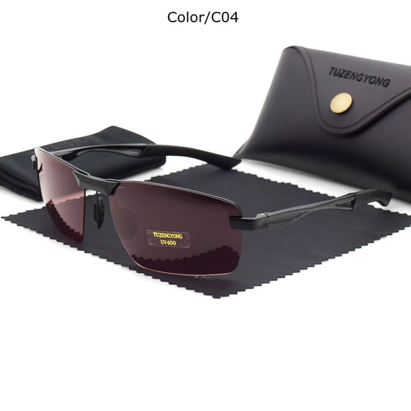 Men Polarized Sunglasses Aluminum Magnesium   Driving Glasses For Women Oculos masculino Male