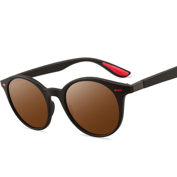 Retro Rivet Polarized Sunglasses Fashion Oval Frame Sun Glasses For Men Women Driving Shade Eyewear Gafas De Sol UV400