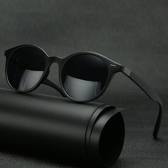 Retro Rivet Polarized Sunglasses Fashion Oval Frame Sun Glasses For Men Women Driving Shade Eyewear Gafas De Sol UV400