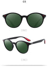 Retro Rivet Polarized Sunglasses Fashion Oval Frame Sun Glasses For Men Women Driving Shade Eyewear Gafas De Sol UV400