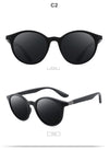 Retro Rivet Polarized Sunglasses Fashion Oval Frame Sun Glasses For Men Women Driving Shade Eyewear Gafas De Sol UV400