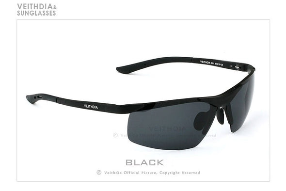Alumunum Men's Polarized UV400 Mirror Sunglasses Rimless Rectangle Mens Sun Glasses Eyewear For Men  ALI061003