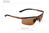 Alumunum Men's Polarized UV400 Mirror Sunglasses Rimless Rectangle Mens Sun Glasses Eyewear For Men  ALI061003
