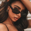 Women's Glasses  Fashion Small Square Sexy Leopard Sunglasses Woman Trend Shadow For Women Vintage oculos Feminino