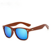 Natural Wooden Sunglasses Men Polarized Fashion Sun Glasses Original Wood Square Style Oculos de sol masculino