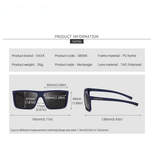 Men Sunglasses Polarized Flat Top Sunglasses 2019 Brand Designer Driving Sun glasses Male High Quality Rectangle Style ali060904