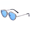 Vintage Steampunk Sunglasses Men  Luxury Brand Designer Square Punk Sun Glasses For Male Shades Driving Goggle