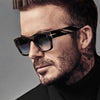 David Beckham Fashion Square Sunglasses For Men 2023 Luxury Brand Designer UV400 High Quality Vintage Retro Sun Glasses
