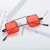 Women Vintage Multicolor Square Steampunk Sunglasses UV400