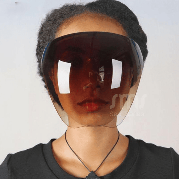 Faceshield Protective Glasses Goggles Brown